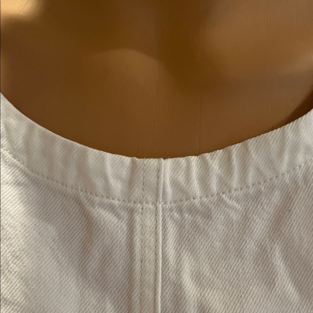 Madewell White Sleeveless Mini Dress - Picture 2 of 9
